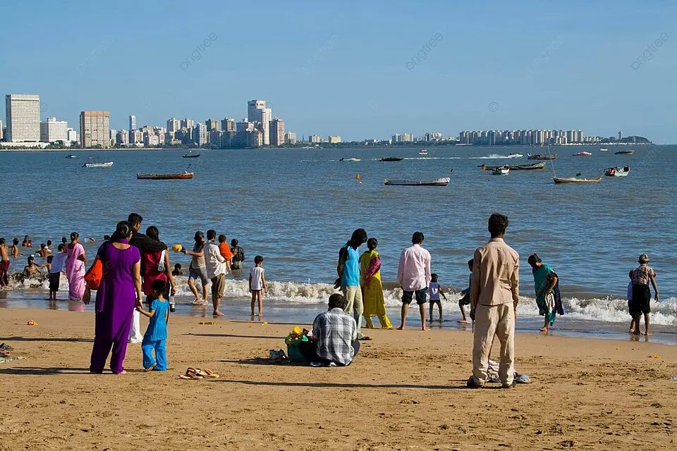 pngtree-people-enjoying-the-beach-in-mumbai-india-with-colorful-modern-buildings-in-the-background-photo-photo-image_65943252